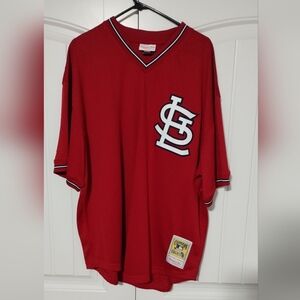 Mitchell And Ness St Louis Cardinals Ozzie Smith Batting Practice Jersey POOS